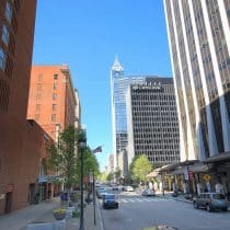 Downtown Raleigh and Fayetteville St